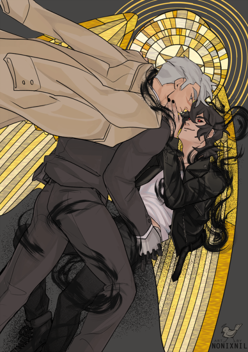  I had the honor to be in @lightningstrikes-art Sheith Zine {. and here’s my illustration for 