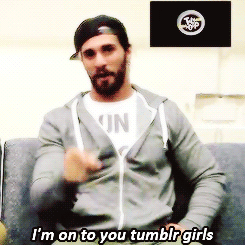 He said nothing about us tumblr boys! ;)