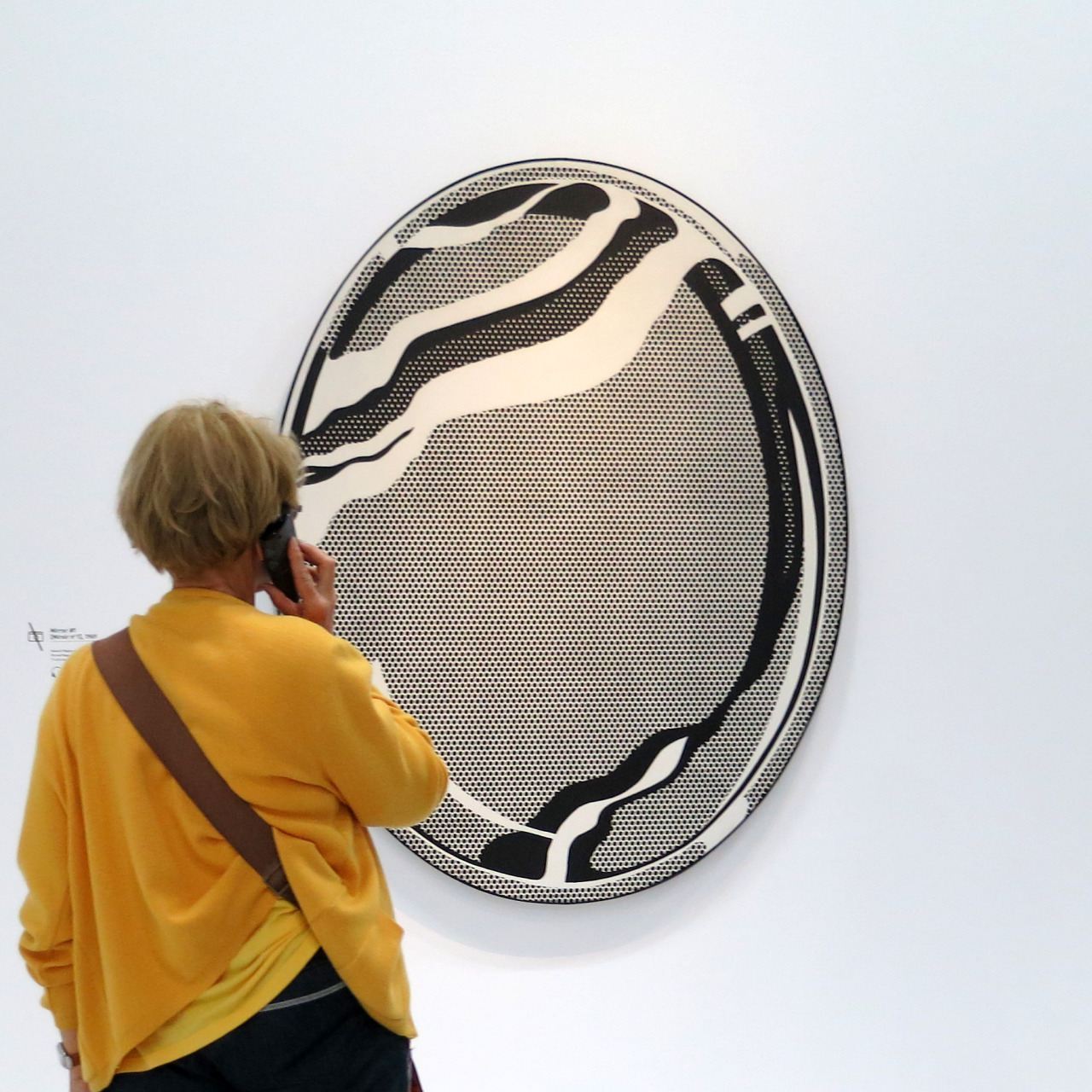 Roy Lichtenstein (1923-1997), ‘Mirror 1’, 1969, oil and magna on canvas, 152.4 x 123.2 x 5.1 cm. (Photo JdB 2013)