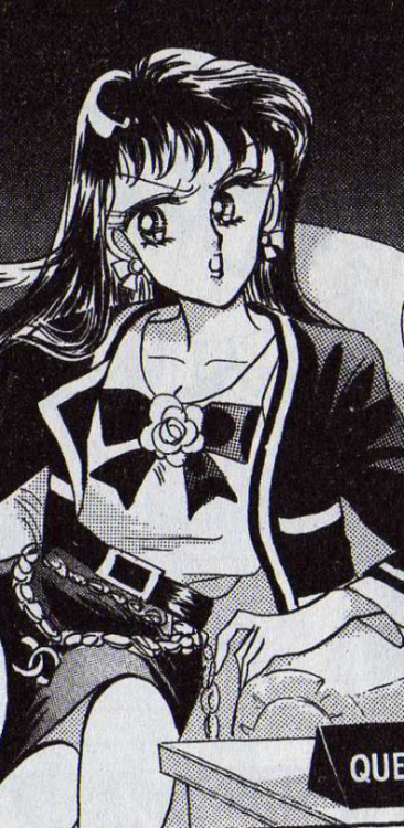 sakuyamonx:Natsuna Sakurada from Codename Sailor V & Linda Evangelista