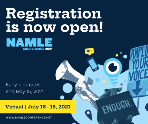 Early bird registration for #NAMLE21 ends next week! We have so many amazing media literacy and soci