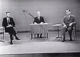 america-runs-on-kennedy:  retroisthewaytogo:  The First Presidential Debate between