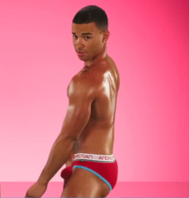 hotdudegifs:  Julian Serrano twerking his bubble butt.