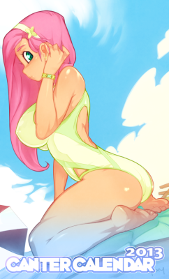 Fluttershy for Canter Calendar 2013 Currently