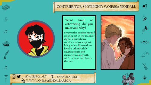 Contributor Spotlight Countdown: 1 day until sales begin! Introducing @vanessay-art Insta | Twitter 