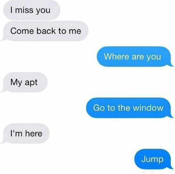 Funny text messages to your ex