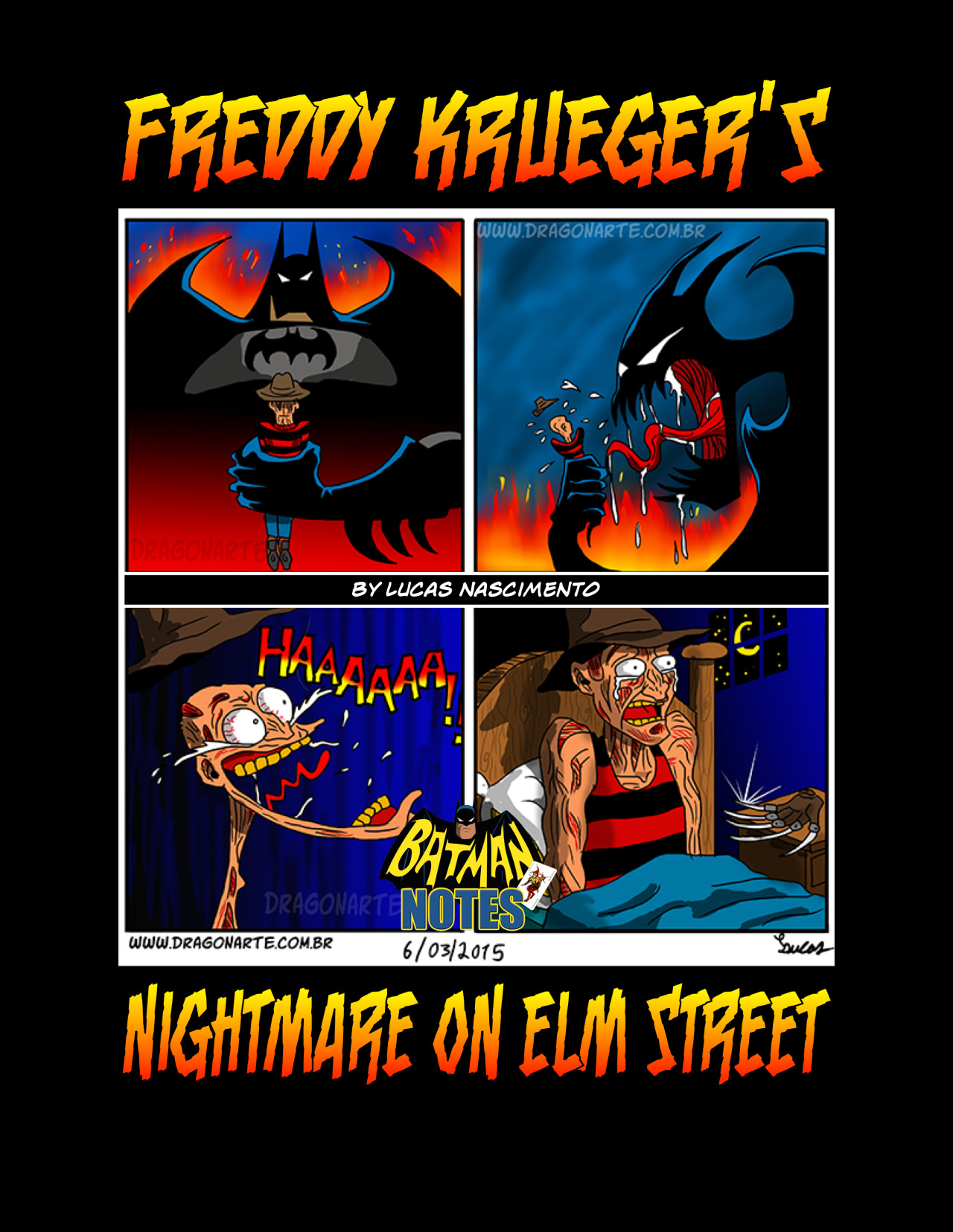 BATMAN NOTES — Batman​ is in Freddy Krueger's nightmares ;-) by...