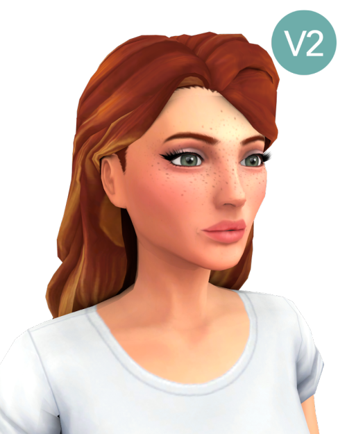 pepperoni-puffin: Yolanda Hair Slicked back and flowy! Base game compatible Hat compatible 24 EA Swa