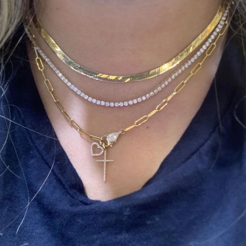 Layered Necklaces ✨ (at David&rsquo;s House of Diamonds) www.instagram.com/p/CEnbCoNBpuO
