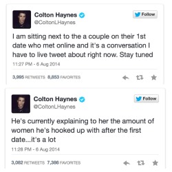 jillypups:lillymash:So Colton Haynes live