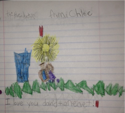 XXX Chloe drew a picture for David Tennant photo