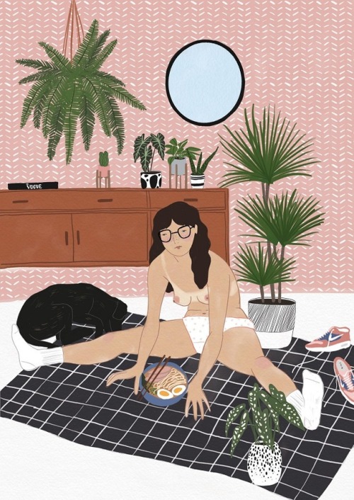 A selection of gorgeous illustrated women by artist Chloe Joyce, shared on the blog today: w