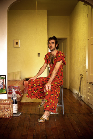 party-wok:  anythingphotography:  Full-Length Portraits of Men in Their Girlfriends’ Clothes by Photographer Jon Uriarte  If you’ve never switched clothes with your girlfriend in a bathroom at a party, you’re wrong. 