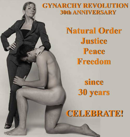 chasfemdom: Gynarchy society is celebrating the 30th Anniversary. The new progressive generation is 