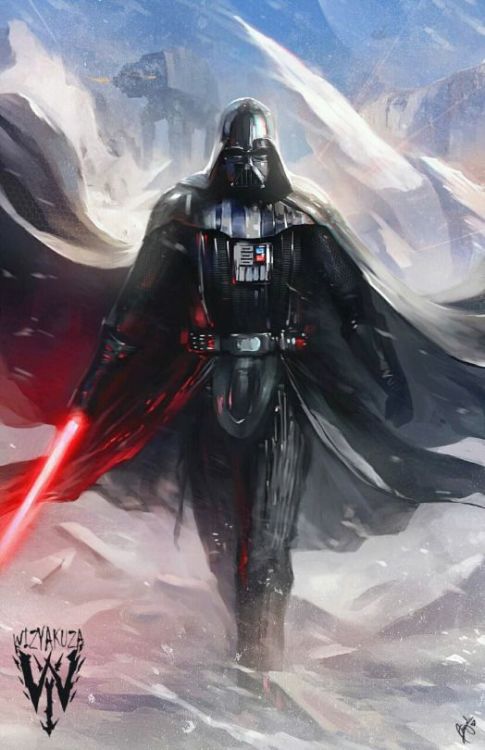 alienspaceshipcentral:  margaretems:  Darth Vader by Ceasar Ian Muyuela  From one science fiction lover to another….