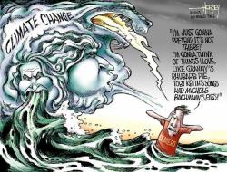 cartoonpolitics:  “Climate change is happening,