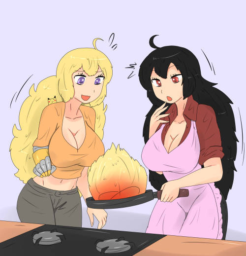 Raven tries to cook again