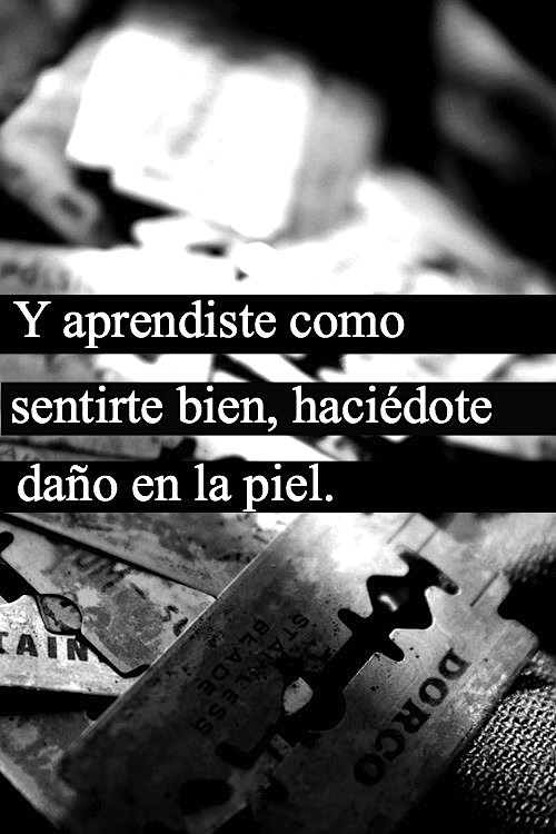 itsalways26:  con el dolor físico se distrae el dolor sentimental