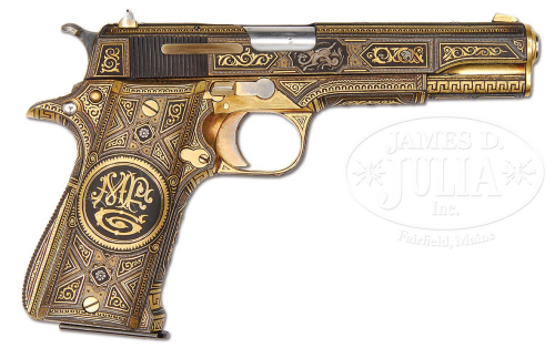 Star Super Model-A pistol formerly owned by famous singer Frank Sinatra,Likely gifted to Sinatra whe