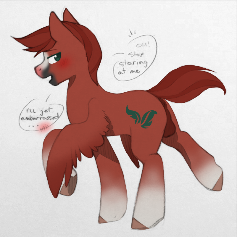 sinclair2013:  Yo, ain’t he a cutie? And this is his fab cutiemark.  Dat sexy stallion~