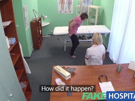 hornynessx100: epiclesbianpornvids: FakeHospital - Patient wants advice on dildoWatch Now on RedTube