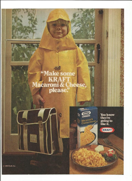 1980 Kraft Dinner Advertisement 