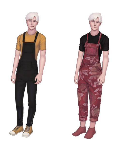 Scorpius only wears two kinds of dungarees, and those are either black and very tight, or very baggy