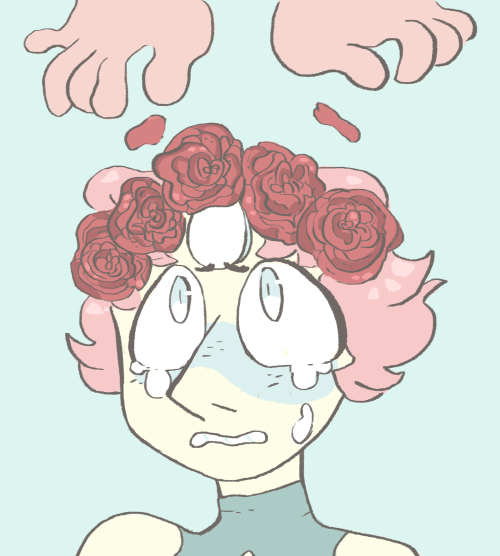 mushroomstairs:  roses, man 