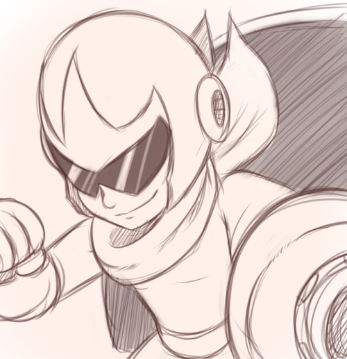 just sonic and proto man sketches i drew out of boredom for some friends