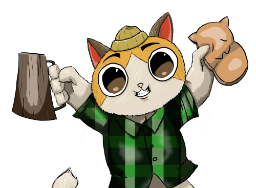 red-makes-art:I drew Shoelace McCutty, the best Timbercat