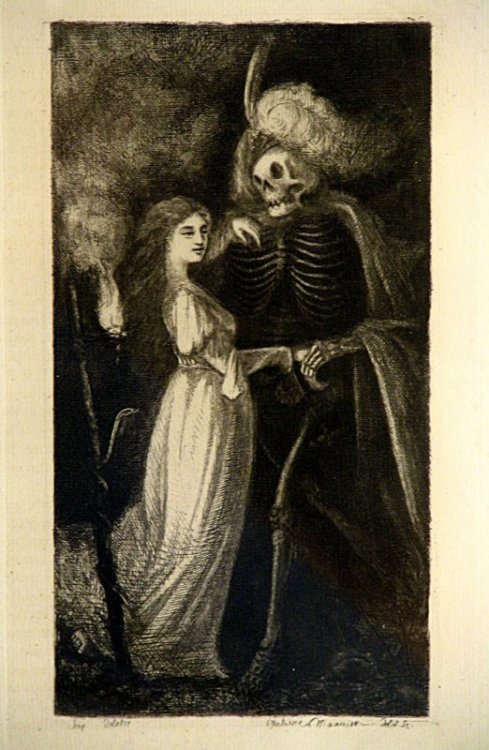 Antoine Monnier, La Fiancée Du Spectre, 1875