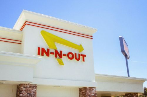 In-N-Out - California (35mm film Kodak Ektachrome 100) - May 2021 . . . #35mm #35mmfilm #35mmfilmpho