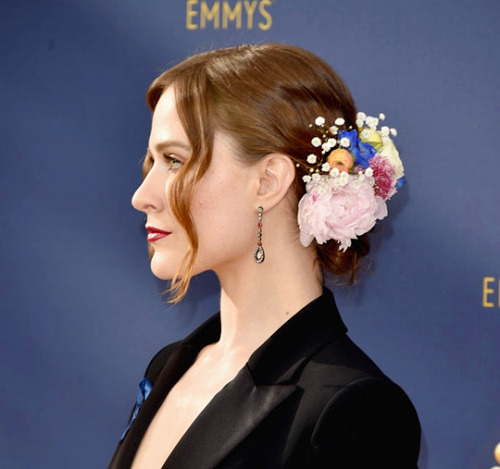 adele-haenel: Evan Rachel Wood arrives to the 70th Annual Primetime Emmy Awards held at the Microsof