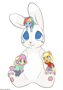alasou: Tiny Chibi Giant Bunny 3  OH NO IT