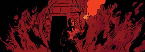 tohdaryl:  Wide shot panels from ‘Outer God’ - a horror comic written by Luc Labelle and illustrated by me.   Outer God unravels the fate of an ill-fated archaeological excavation of a newly discovered pyramid, and the horrors they’ve unleashed