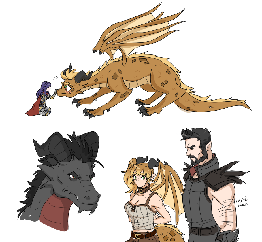 more dragon girl oc now named ‘yssa’ lolol