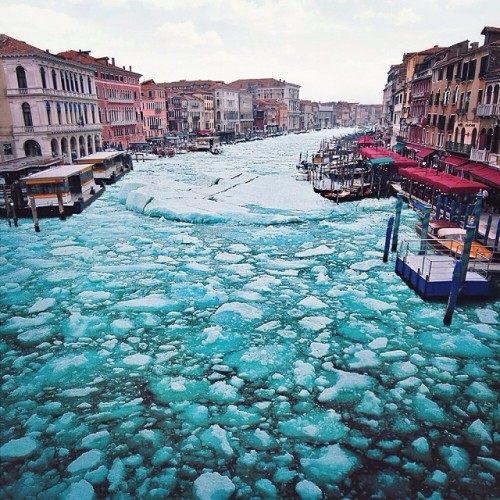 mycroftssgoldfish:  the-mountains-are-calling:  ryanpanos:  Frozen Venice | Robert Jahns | Via  O MY MARY MOTHER OF JESUS.  THINK OF ALL THE HOCKEY THAT COULD BE HAD.  I found a Canadian 