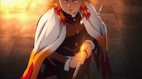 "The Demon Slayer: Kimetsu No Yaiba Mugen Train Arc TV" Rengoku Kyojuro's Hands....