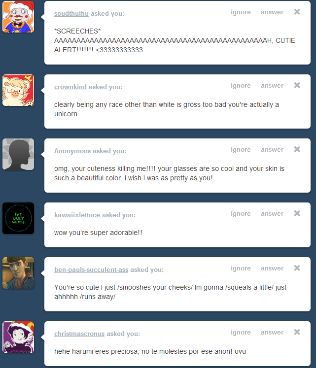 aaahhh omg thank you so much everyone really, I do appreciate it!!! and don&rsquo;t
