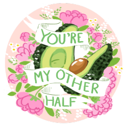 lizzywhimsy:  The entire collection of 2018 food Valentines. Have a happy Valentine’s Day.You can buy these on Redbubble as stickers, mugs, wearable merchandise, etc. HERE 