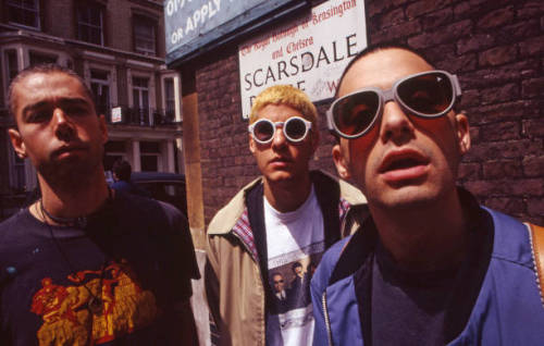 Beastie Boys, London, 1993. Photo by Martyn Goodacre.
