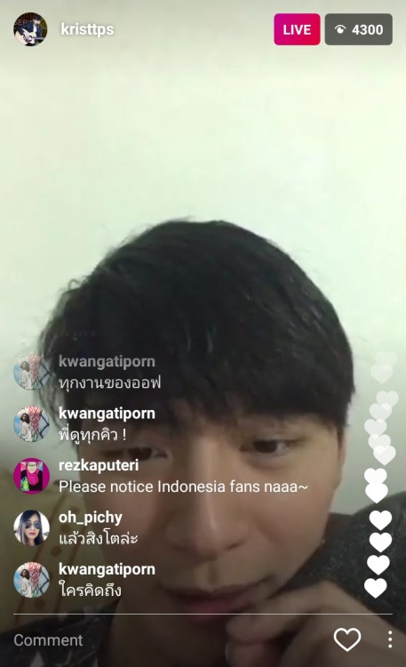 Thank you so much, live feature in Instagram XD