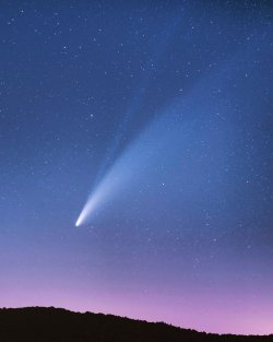 without-ado:Double Tails of Comet Neowise l Aleix Roig l Prades, France l 2020