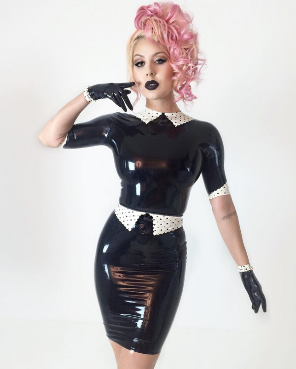 Latexfashionetc Annalee Belle In Westward Bound Latex Tumblr Pics