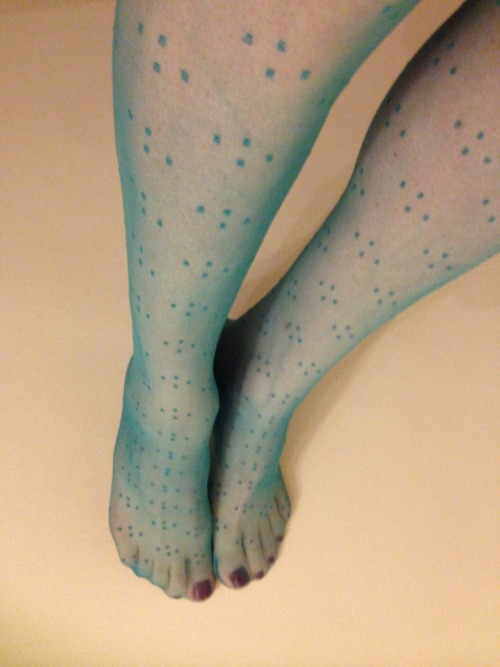 justlovenylon:Jade dotty 80’s stockings