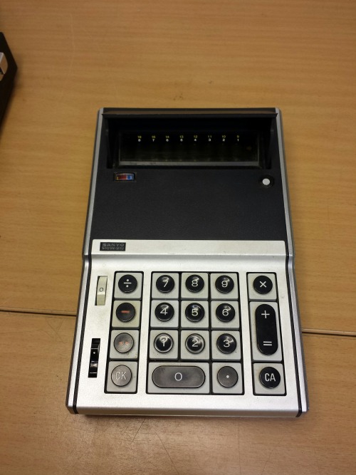 Sanyo ICC-82D Hand-Held Calculator, 1970