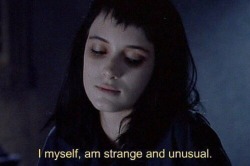 distractful:  Winona Ryder in Beetlejuice