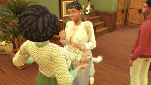 Melisa: *continues* Kai, and I are having a baby! We can hear gasps and shouts of joy coming from th