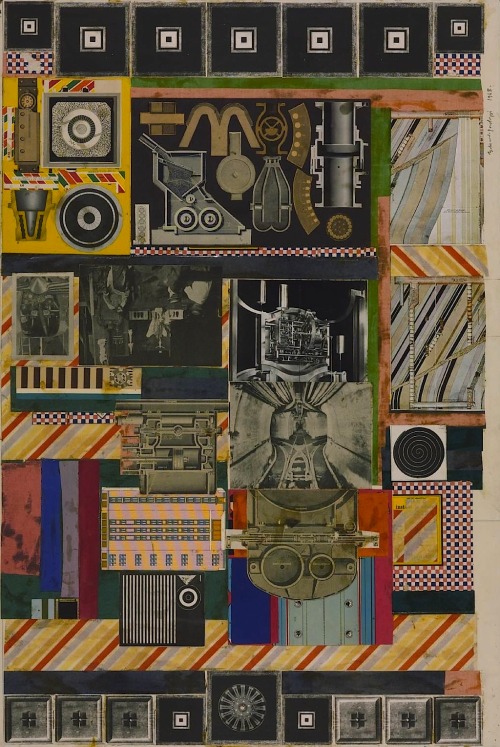 magictransistor:Sir Eduardo Paolozzi, Conjectures to Identity (Silkscreen on paper), 1963–4.