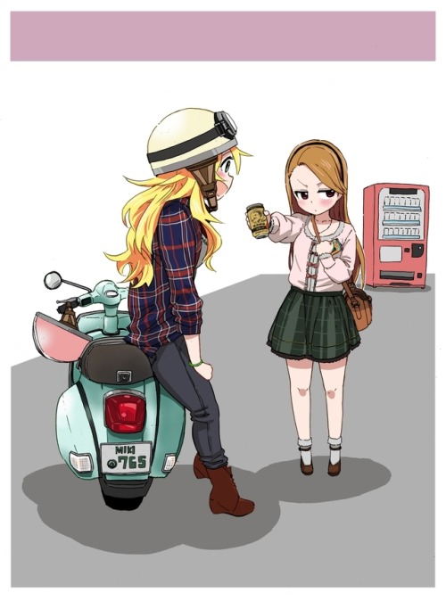 ✧･ﾟ: *✧ &ldquo;Let’s go for a ride on the Vespa, Ojou-same~” ✧ *:･ﾟ✧♡  Characters ♡ : Miki Hoshii ♥ 